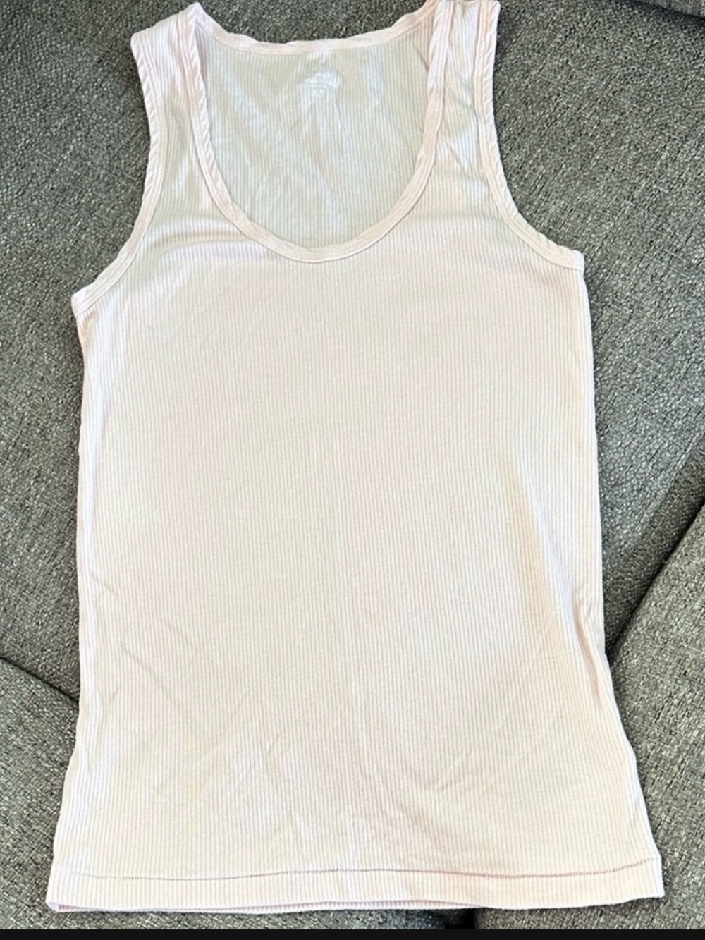 Gap Love by Gap Forever Favorite Pink Ribbed Scoop Neck Tank Top XS 🌸